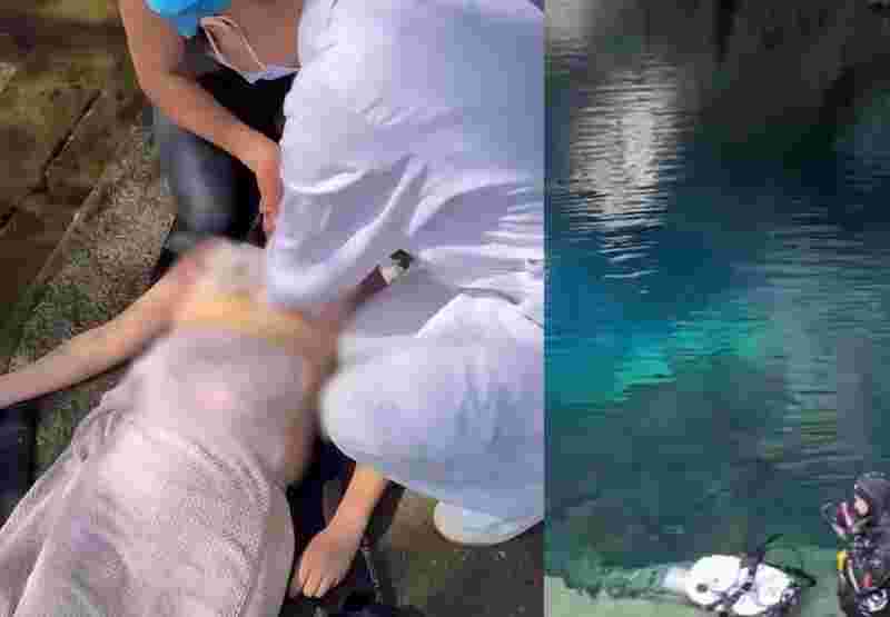 女游客潜水溺亡：鱼尾服卷入排水口